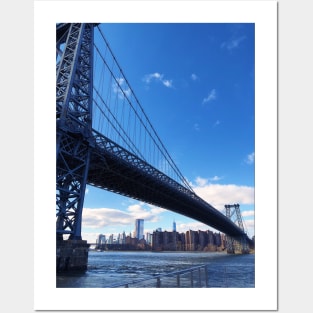 Williamsburg Bridge Brooklyn Skyline Posters and Art